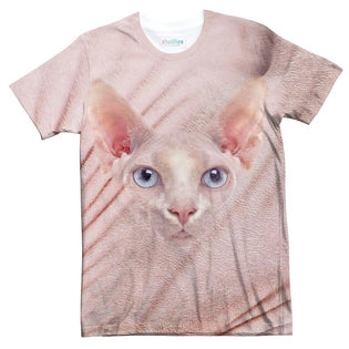 Hairless Cat Face T Shirt Shelfies