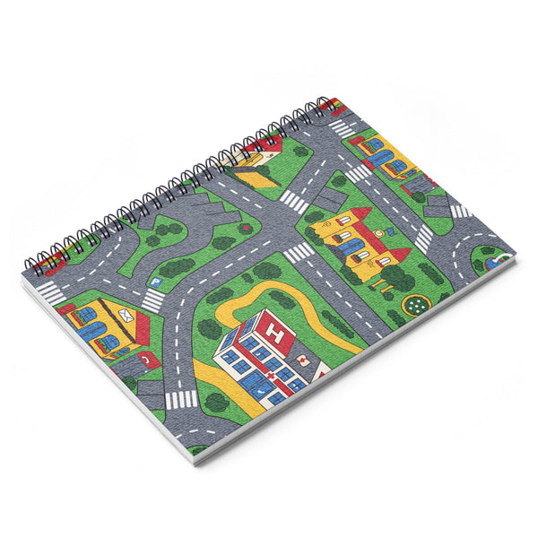 Carpet Track Spiral Notebook-Printify-Spiral Notebook-| All-Over-Print Everywhere - Designed to Make You Smile