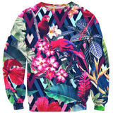 Floral Bird Sweater-Shelfies-| All-Over-Print Everywhere - Designed to Make You Smile