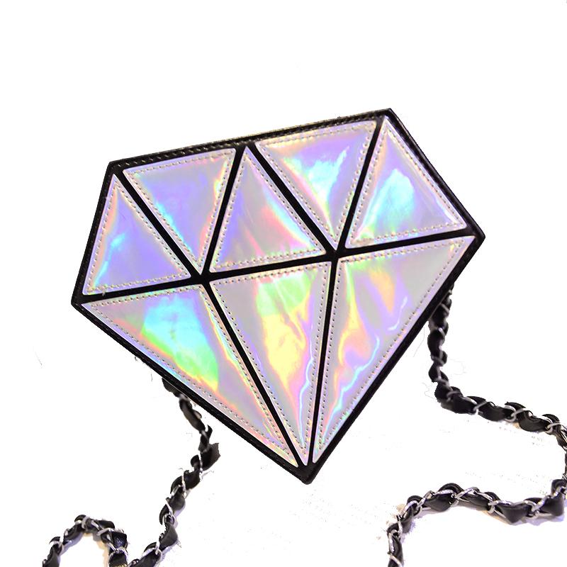 Diamond Cut Holographic Fashion Bag