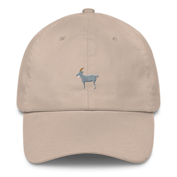 GOAT Dad Hat-Shelfies-Beige-| All-Over-Print Everywhere - Designed to Make You Smile